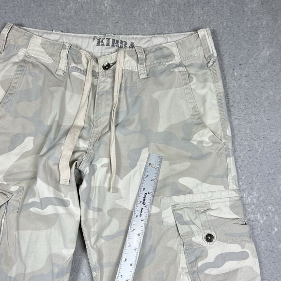 Vintage KIRRA Pants Men’s 34x32 Stone Camo Cargo Baggy Y2K Skater Grunge - Picture 11 of 14